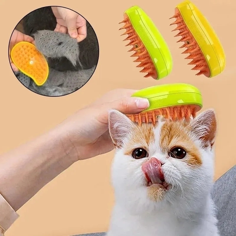 CEPILLO A VAPOR  PARA MASCOTAS ,CON PUERTO USB