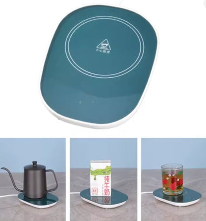 PLATILLO CALENTADOR DE BEBIDAS CON PUERTO USB