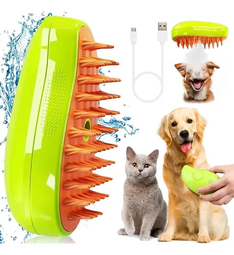 CEPILLO A VAPOR  PARA MASCOTAS ,CON PUERTO USB